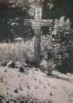 Grab mit Holzkreuz 1945