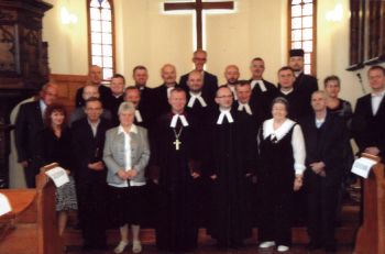 Einführung Pfarrer Wojciech Froehlich als Probst in Stolp, Juni 2011